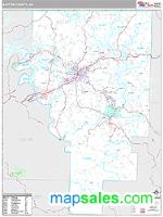 Baxter County, AR Wall Map Zip Code