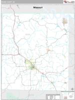 Boone County, AR Wall Map Zip Code