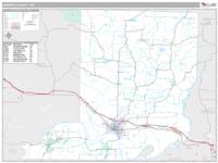 Conway County, AR Wall Map Zip Code