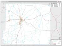 Drew County, AR Wall Map Zip Code