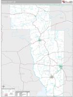 Howard County, AR Wall Map Zip Code