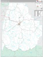Madison County, AR Wall Map Zip Code