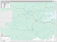 Montgomery County, AR Wall Map Zip Code