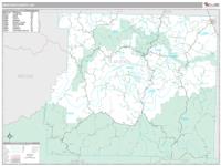 Newton County, AR Wall Map Zip Code