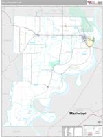 Phillips County, AR Wall Map Zip Code