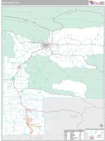 Polk County, AR Wall Map Zip Code