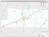 St. Francis County, AR Wall Map Zip Code