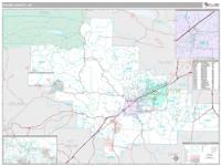 Saline County, AR Wall Map Zip Code