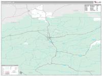 Scott County, AR Wall Map Zip Code