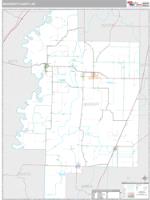 Woodruff County, AR Wall Map Zip Code
