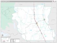 Colusa County, CA Wall Map Zip Code