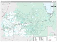 El Dorado County, CA Wall Map Zip Code