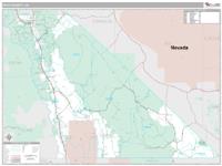 Inyo County, CA Wall Map Zip Code