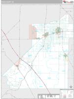 Kings County, CA Wall Map Zip Code