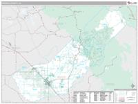 Madera County, CA Wall Map Zip Code