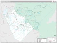 Mariposa County, CA Wall Map Zip Code