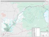 Placer County, CA Wall Map Zip Code