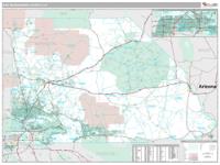San Bernardino County, CA Wall Map Zip Code