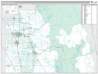 Tulare County, CA Wall Map