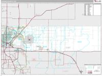 Adams County, CO Wall Map