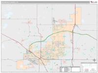 Broomfield County, CO Wall Map Zip Code