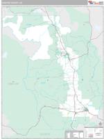 Chaffee County, CO Wall Map Zip Code