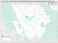 Custer County, CO Wall Map Zip Code