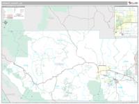 Fremont County, CO Wall Map Zip Code