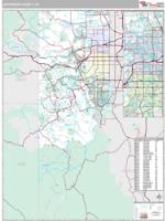 Jefferson County, CO Wall Map