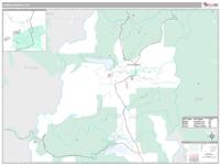 Lake County, CO Wall Map Zip Code