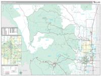 Larimer County, CO Wall Map Zip Code