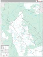 Park County, CO Wall Map Zip Code
