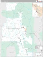 Routt County, CO Wall Map Zip Code