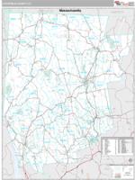 Litchfield County, CT Wall Map Zip Code