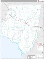 Dixie County, FL Wall Map