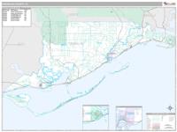 Franklin County, FL Wall Map Zip Code