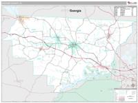 Gadsden County, FL Wall Map Zip Code