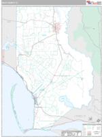 Gulf County, FL Wall Map Zip Code