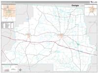 Madison County, FL Wall Map Zip Code