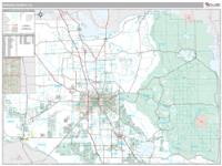 Marion County, FL Wall Map Zip Code