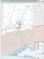 Okaloosa County, FL Wall Map Zip Code