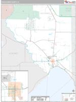 Okeechobee County, FL Wall Map Zip Code