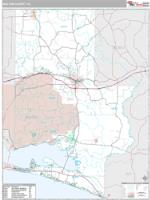 Walton County, FL Wall Map Zip Code