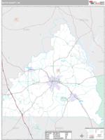Butts County, GA Wall Map Zip Code