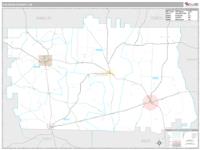 Calhoun County, GA Wall Map Zip Code