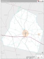 Candler County, GA Wall Map Zip Code