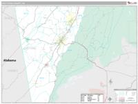 Chattooga County, GA Wall Map Zip Code