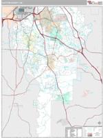 Clayton County, GA Wall Map Zip Code