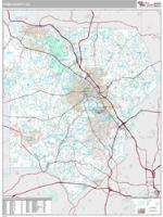 Cobb County, GA Wall Map Zip Code