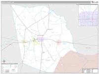 Evans County, GA Wall Map